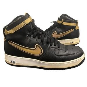Nike Air Force 1 High 07 LV8 Sport x NBA Metallic Gold 2018 Men Size 12 Sneakers